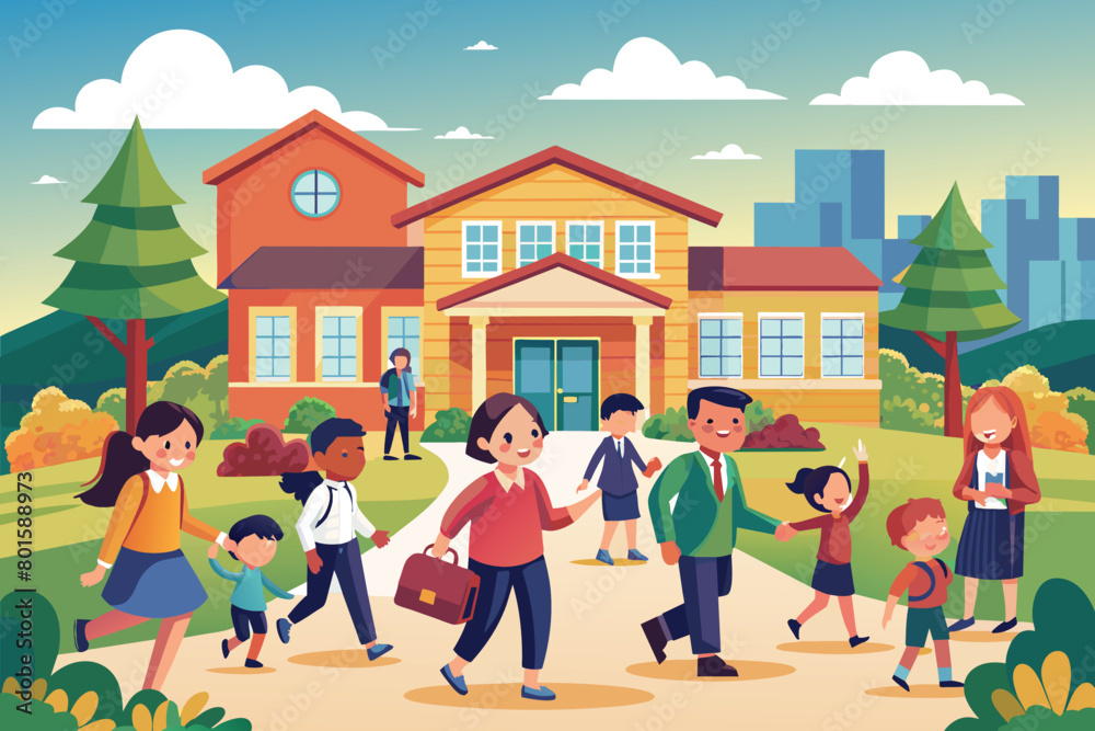 back to school concept vector Illustration back to school concept vector Illustration