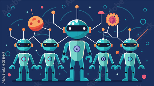A group of nanobots fused with artificial intelligence working in perfect coordination to enhance and strengthen neural connections in the brain..