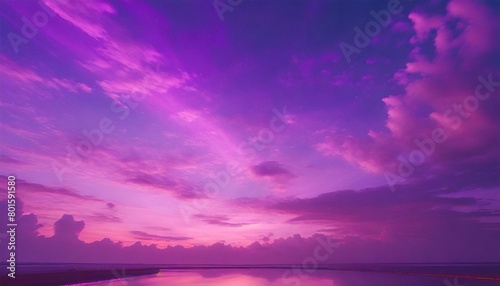 violet neon glow sky background © Kari