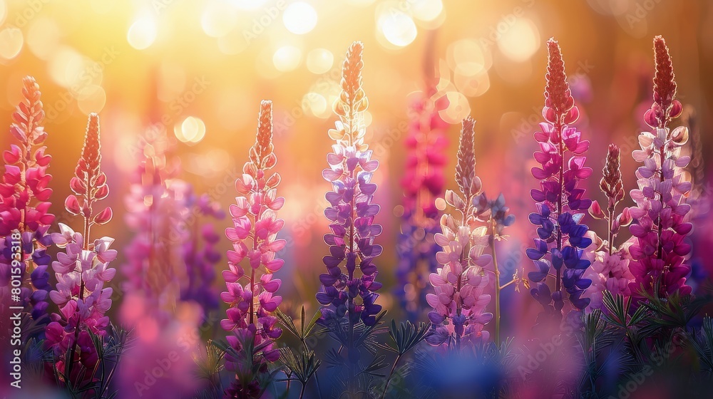 Field of Colorful Flowers Under the Sun Field of Colorful Flowers Under the Sun
