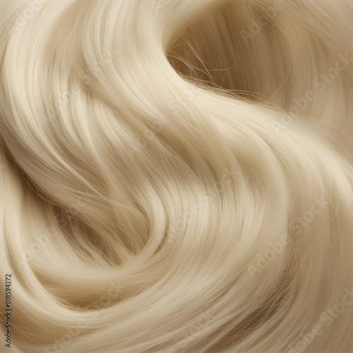 Mechas de cabelo loiro liso Ondas Luxuosas e Saudáveis Conceito de Cabelo Loiro 