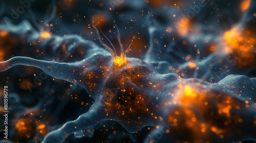 Neurons. The mysterious processes inside the brain