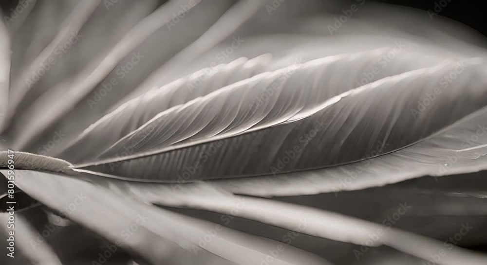 Close up of a feather