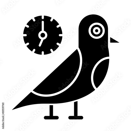 Early Bird Line Icon