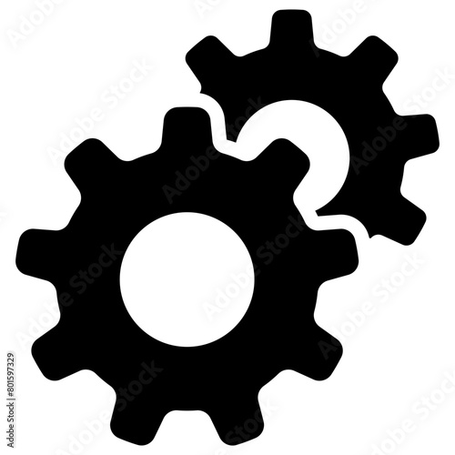 cog solid icon