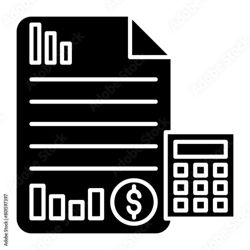 Book Keeping Line Icon