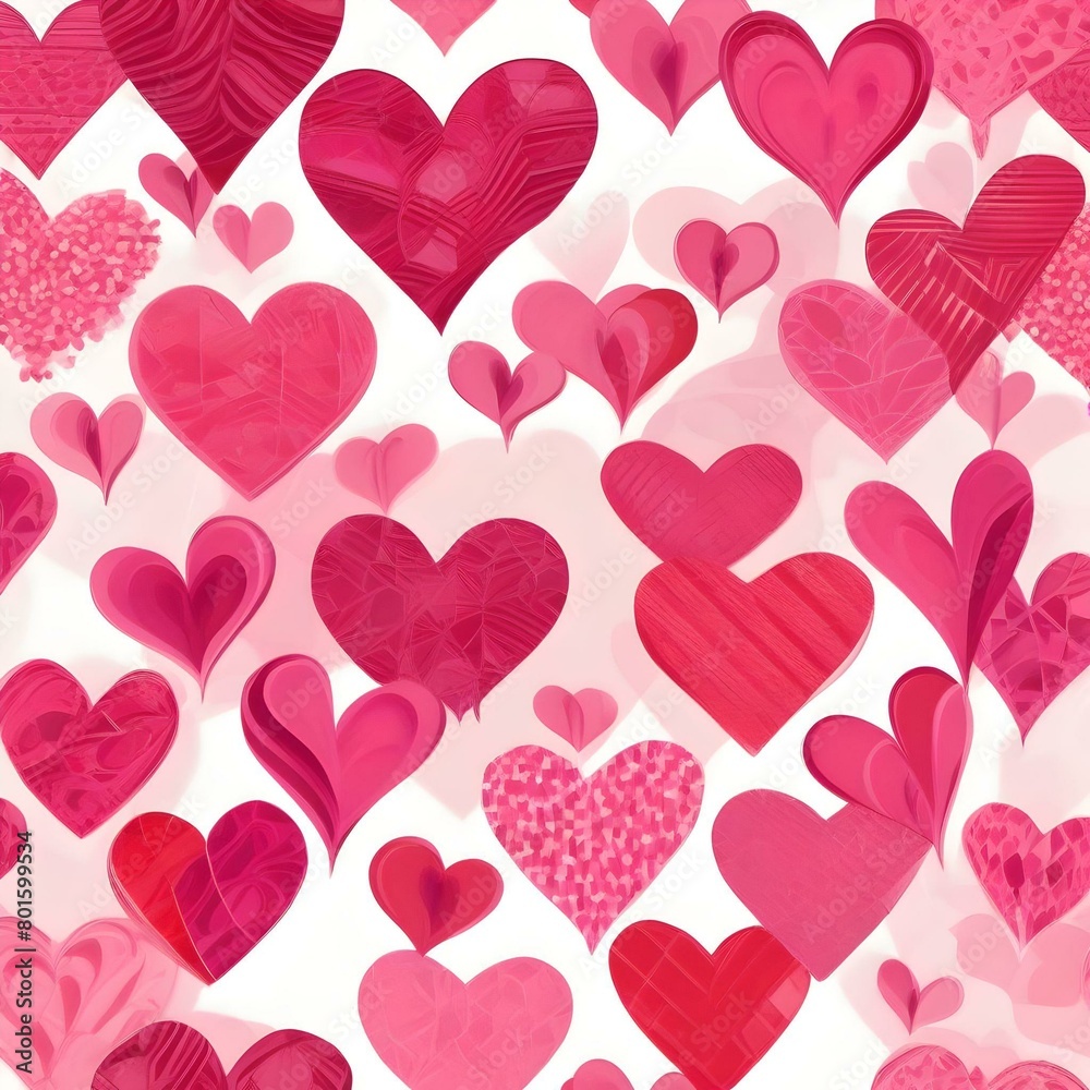 seamless background with hearts seamless background with hearts