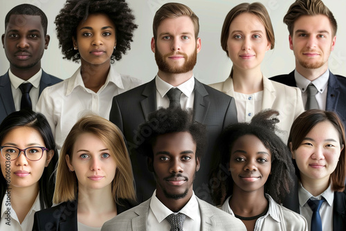 Group of People Standing Together