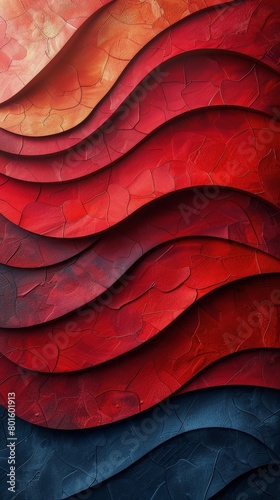 Red and Yellow Swirly Background With Stars