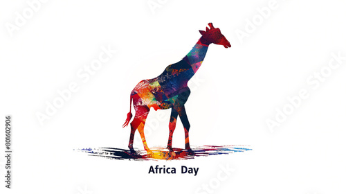 African day text poster