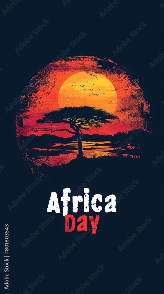 Africa day text banner