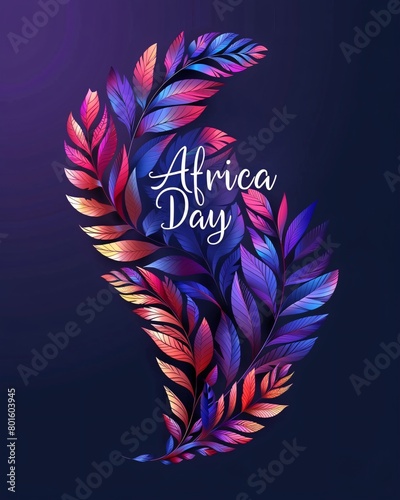 Africa day text banner