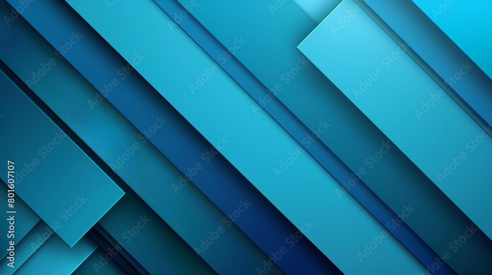 Obraz premium abstract blue geometric shapes and layers overlapping modern banner background