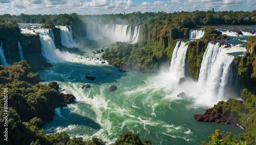 gorgeous waterfall Argentina