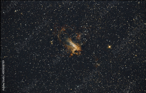 M17 ou NGC6618 La nébuleuse du cygne ou oméga
