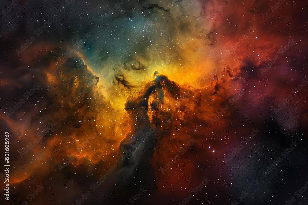 Nebula astrophotography, cosmos and science astronomy background with deep space objects Nebula astrophotography, cosmos and science astronomy background with deep space objects