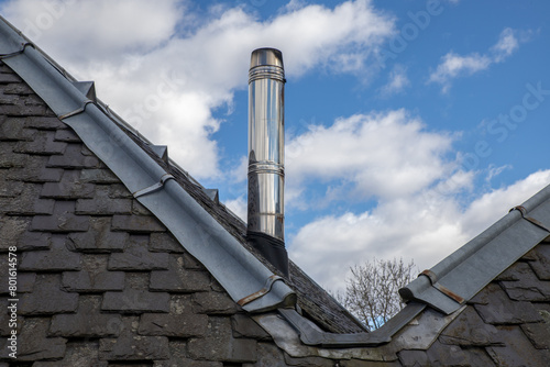 A chimney is an architectural ventilation structure made of masonry, clay or metal that isolates hot toxic exhaust gases or smoke produced by a boiler, stove, furnace, incinerator, or fireplace. 