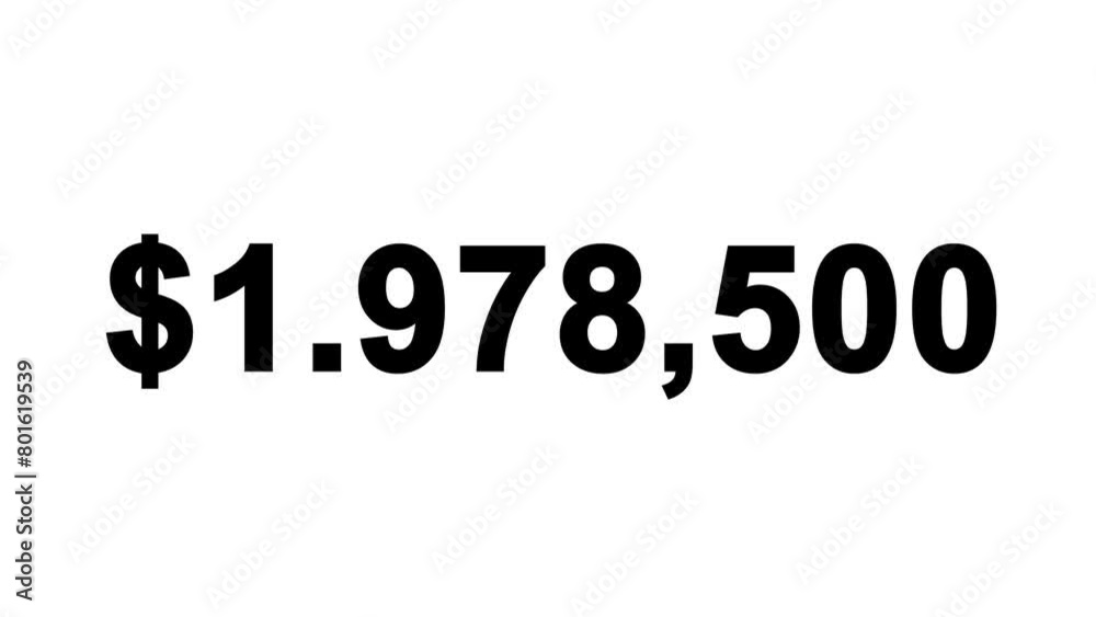 profit of million dollars, numbers rising to 1 million, wealth profit of million dollars, numbers rising to 1 million, wealth