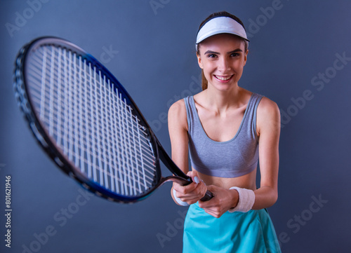 Beautiful tennis player © georgerudy