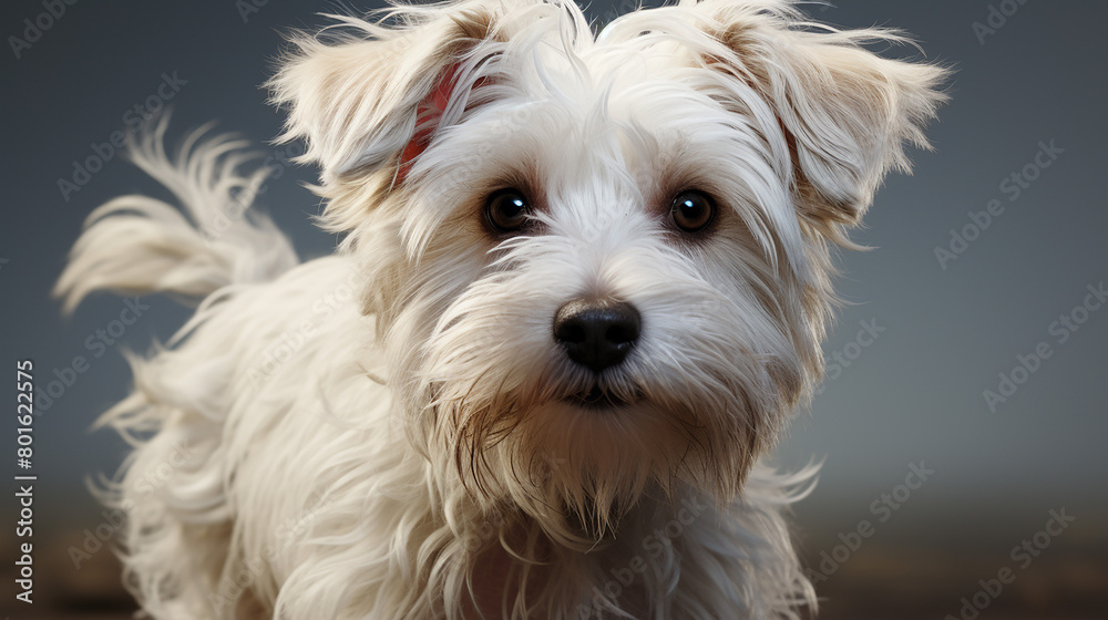 3d rendered photo of dog made with generative AI 3d rendered photo of dog made with generative AI