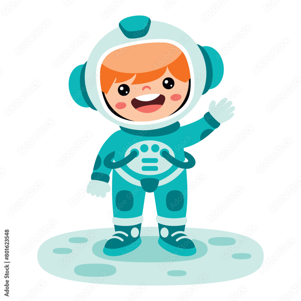 Space Concept With An Astronaut Space Concept With An Astronaut