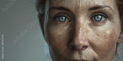 eldery woman close-up portrait Generative AI