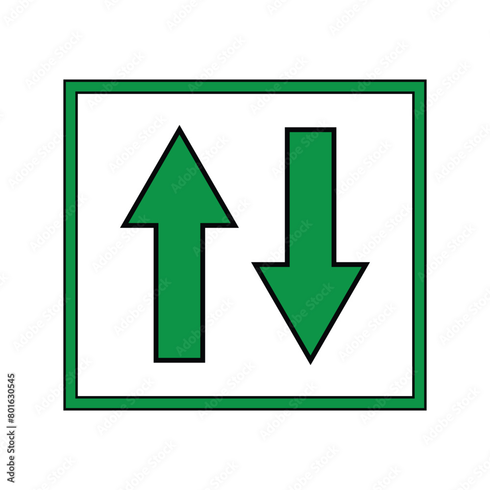 Realistic green up and down arrow icon. Green Up and Red Down Arrow Icons with Rounded Edges. Vector illustration. Eps file 94. Realistic green up and down arrow icon. Green Up and Red Down Arrow Icons with Rounded Edges. Vector illustration. Eps file 94.