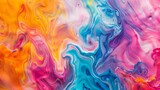 Swirling colors in an abstract fluid art style background