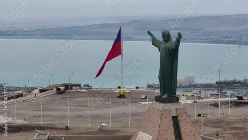 Bandera Chilena en el Morro de Arica