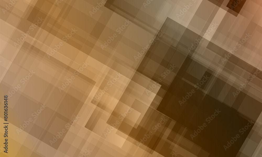 Abstract elegant brown background. Abstract squares transparent Texture pattern.