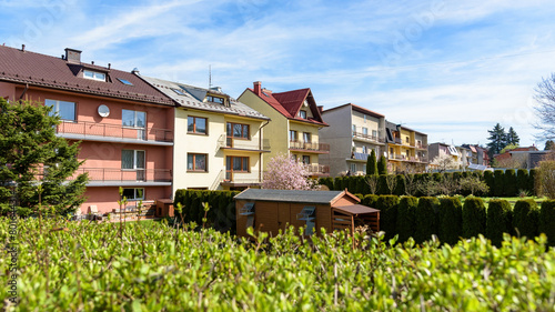 View of residential district in Nowy Targ