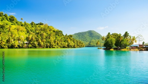 tropical lake scene © Susan