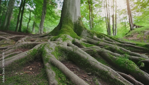 overgrown large satrinic tree roots