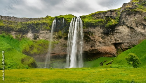 the cave and the waterfall