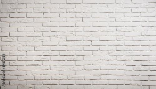 white painted old brick wall panoramic background