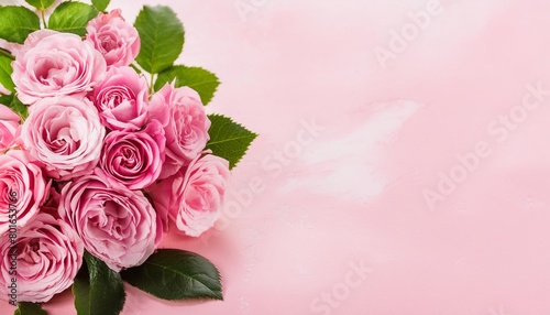 beautiful pink floral background for greeting or postcard