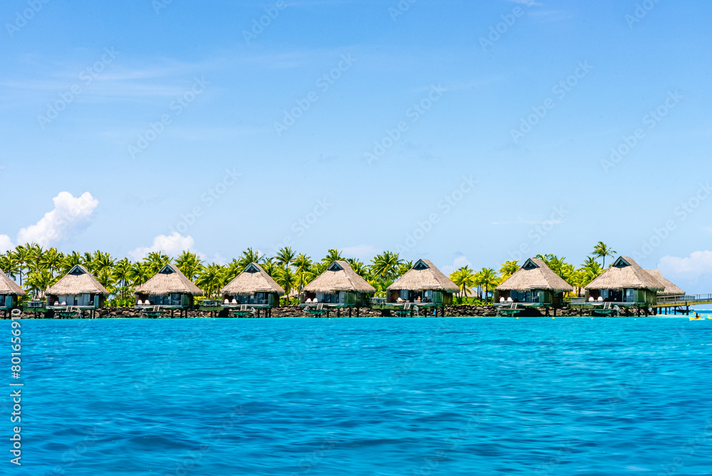 Overwater Bungalows, Bora Bora, French Polynesia Overwater Bungalows, Bora Bora, French Polynesia