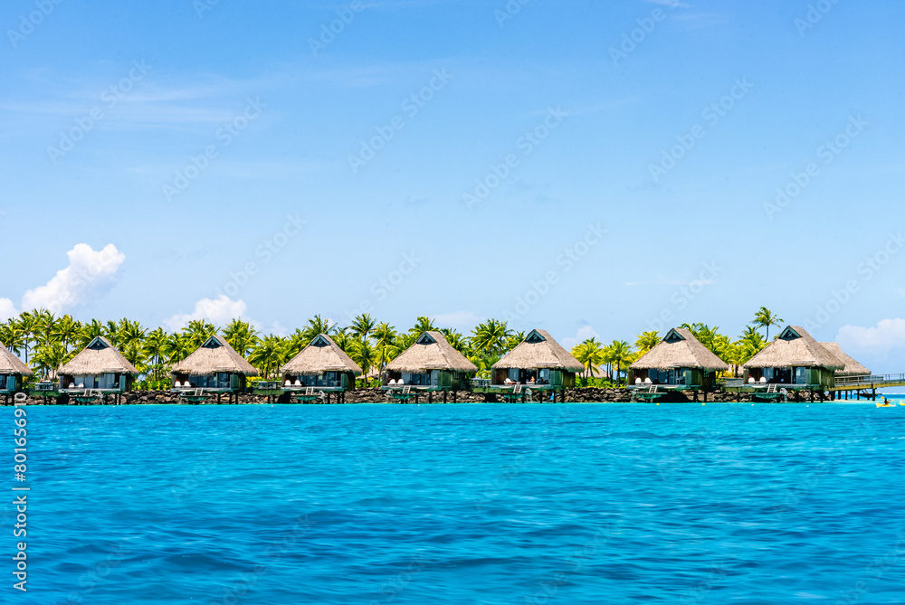 Overwater Bungalows, Bora Bora, French Polynesia