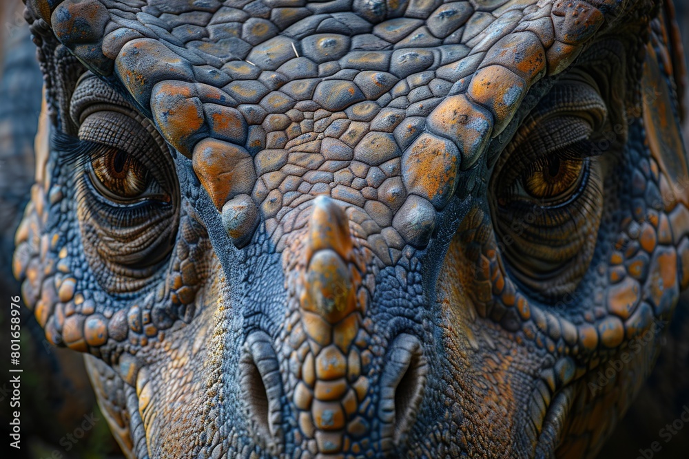 Photograph of a Brontosaurus basking in the warm glow of a sunset, casting a golden hue on its massive form against a backdrop of majestic mountains and colorful skies. Photograph of a Brontosaurus basking in the warm glow of a sunset, casting a golden hue on its massive form against a backdrop of majestic mountains and colorful skies.