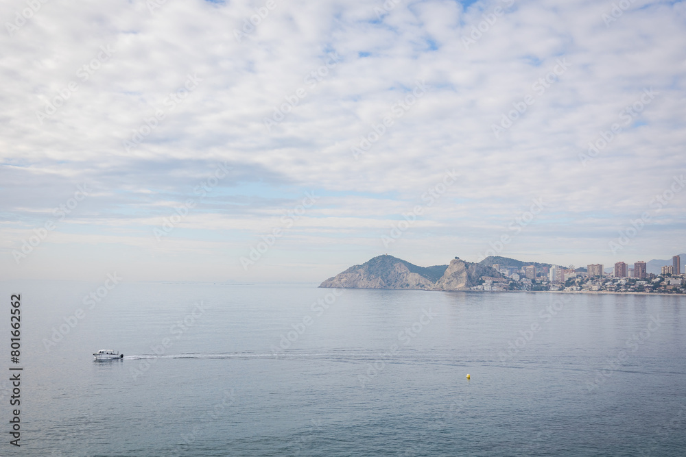 Benidorm island in Mediterranean, Alicante of Spain
Benidorm island in Mediterranean, Alicante of Spain
