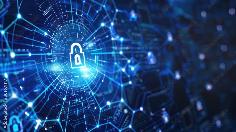 abstract background technology security abstract background technology security