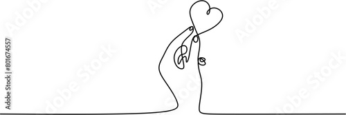 love heart symbol with hands