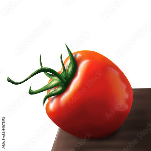 Illustration of tomatoes