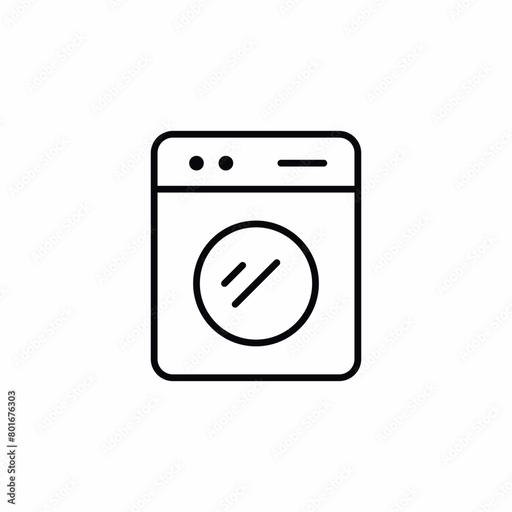 washing machine housework device icon washing machine housework device icon