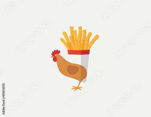 Cuisse de poulet frite tombant en l’air isolée sur blanc