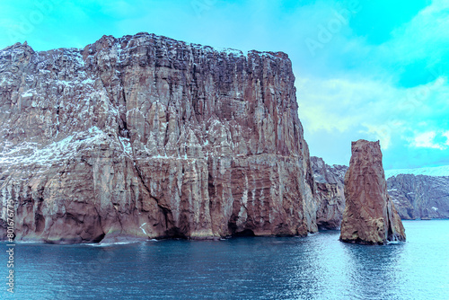 Deception island, Antarctica photo