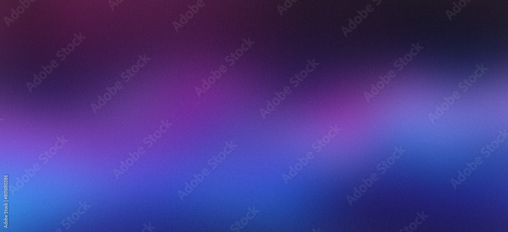 Wavy Blue and Dark Purple, Spray Texture Minimalist Noise Grainy Pattern, Grungy Rough Gradient Colors Abstract Retro Background, Spray Texture, Empty Space Template