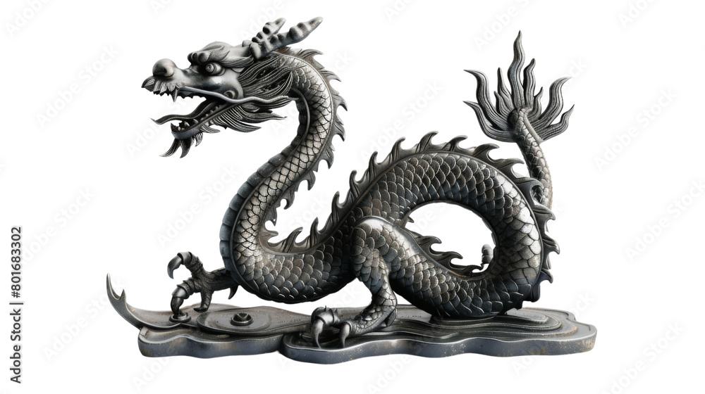 Chinese dragon statue Chinese dragon statue