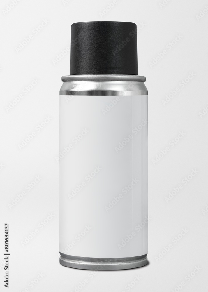 Aerosol spray can, white label, product packaging design Aerosol spray can, white label, product packaging design