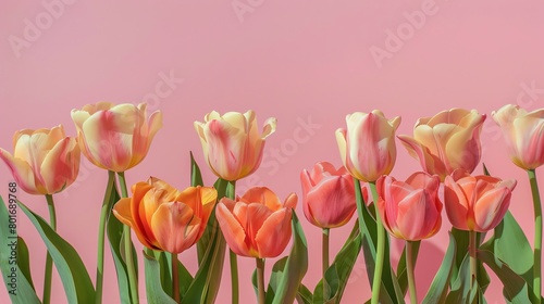 beautiful blooming tulips © MochRibut